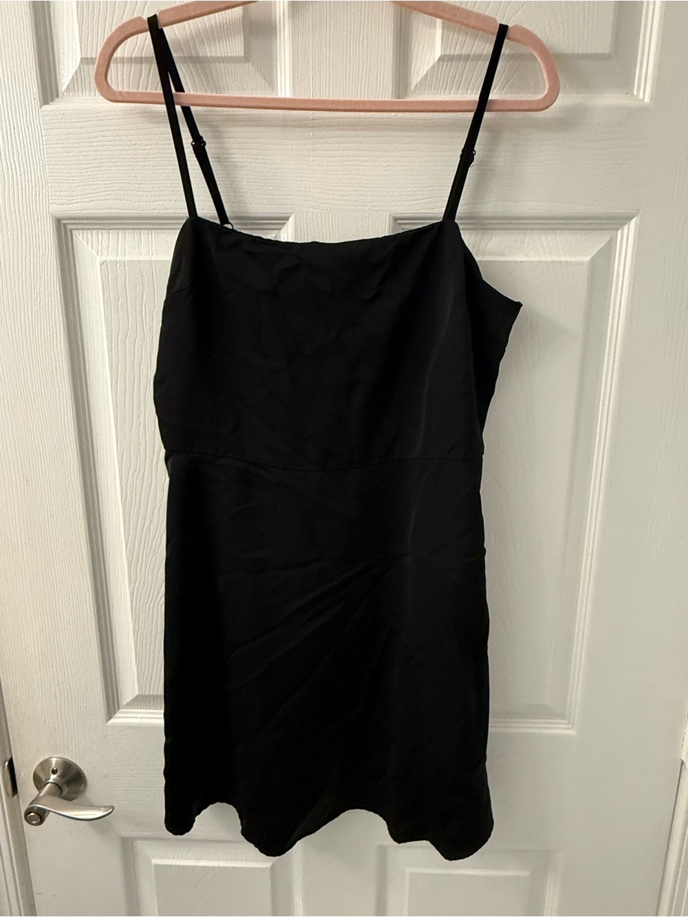 Studio 19 Black Spaghetti-Strap Mini Dress